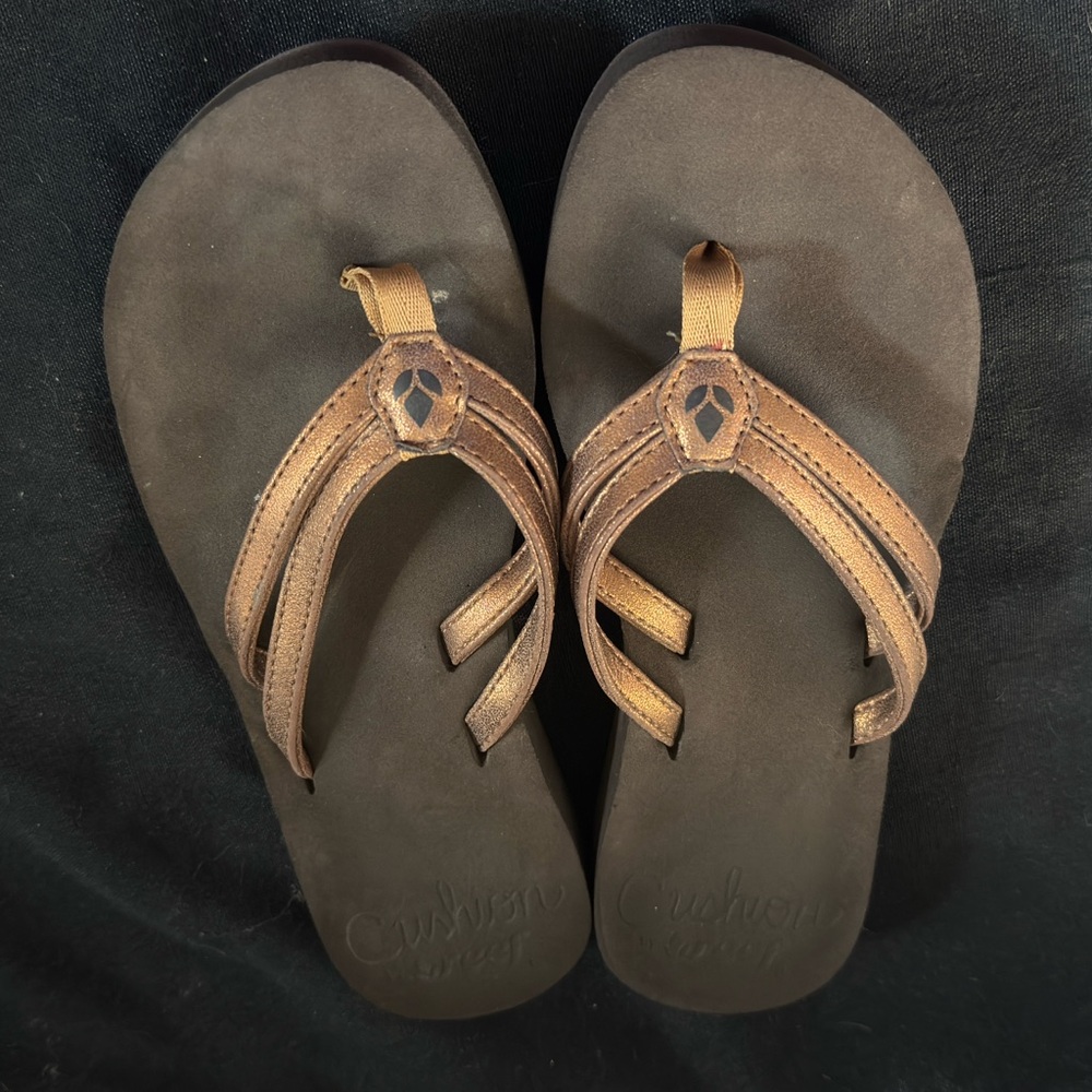 Reef Cushion Brown Flip Flops